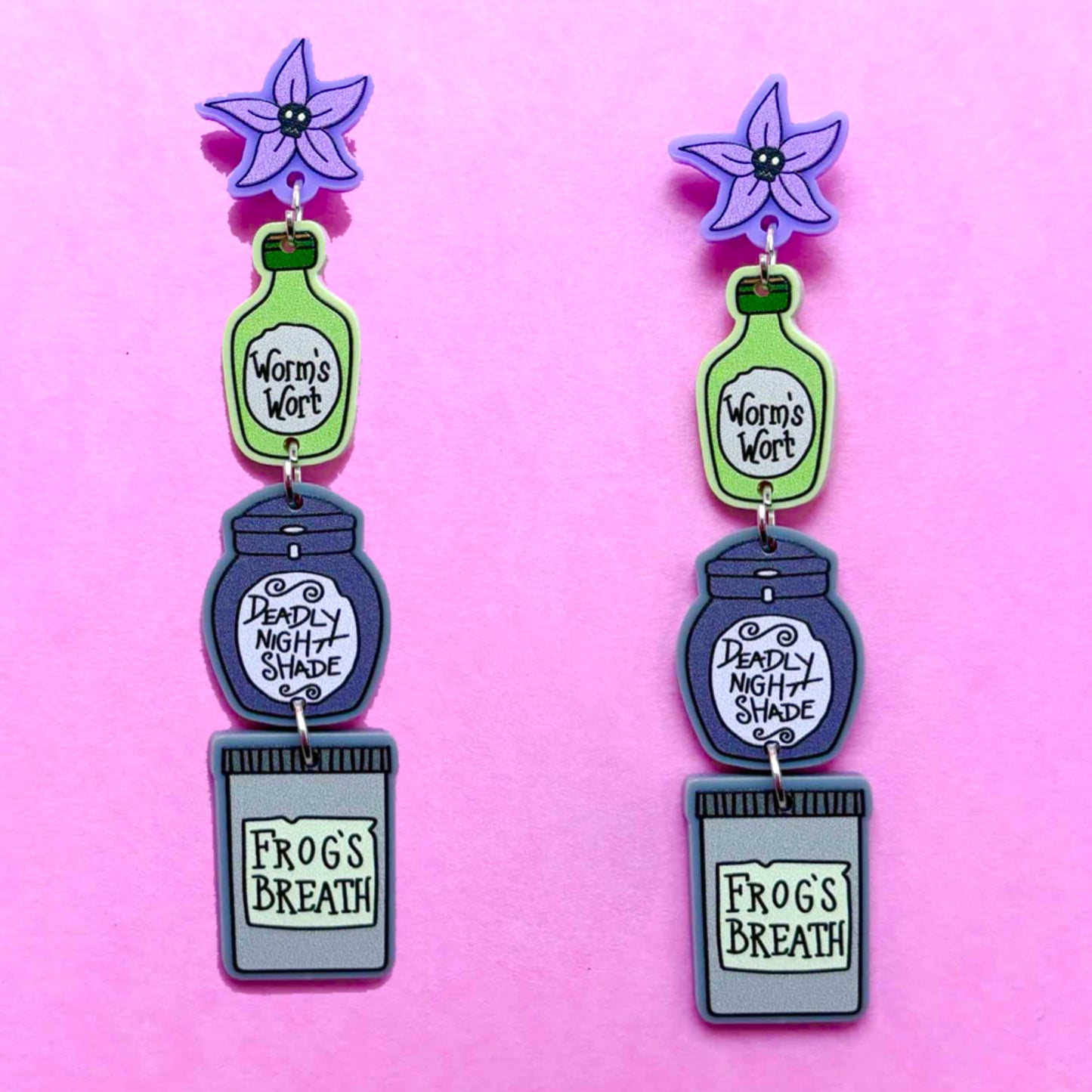 Sally Jars Tiered Drop Earrings