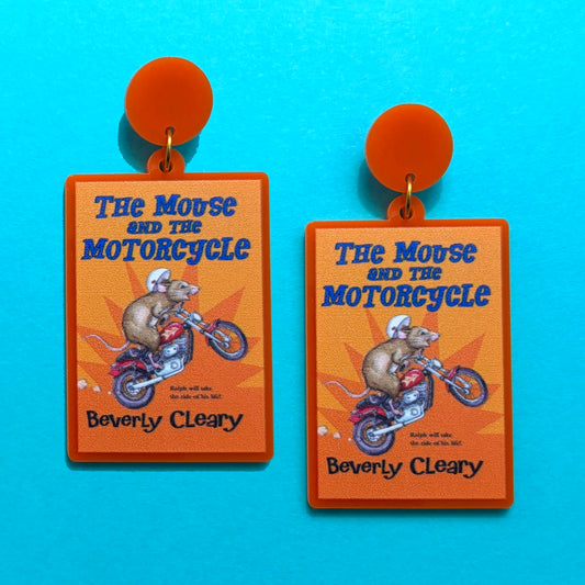 Mouse & Motorcycle Drop Earrings