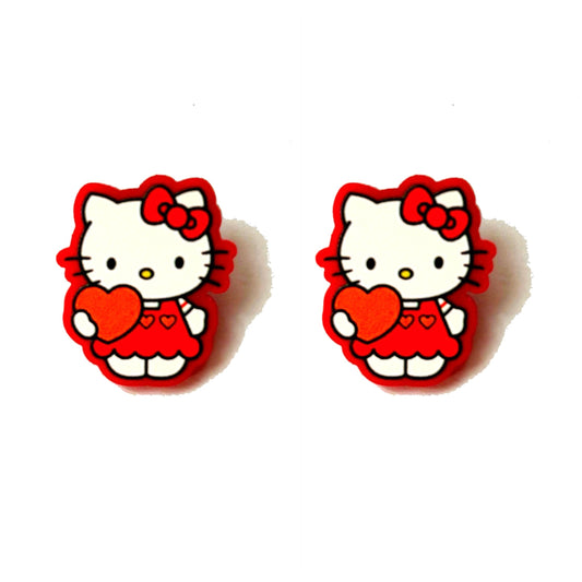 Kitty Valentine Post Earrings