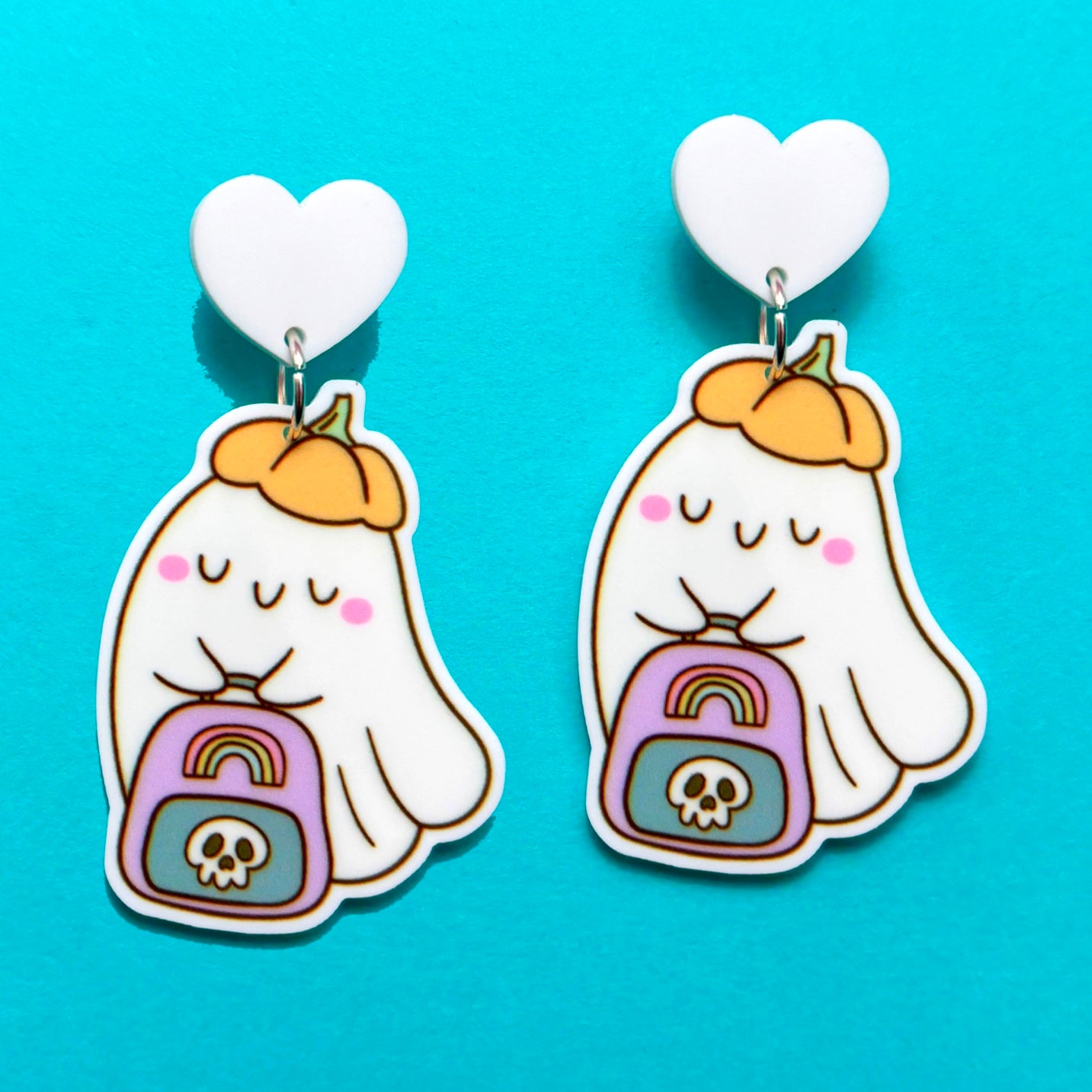 Backpack Boo Drop Earrings