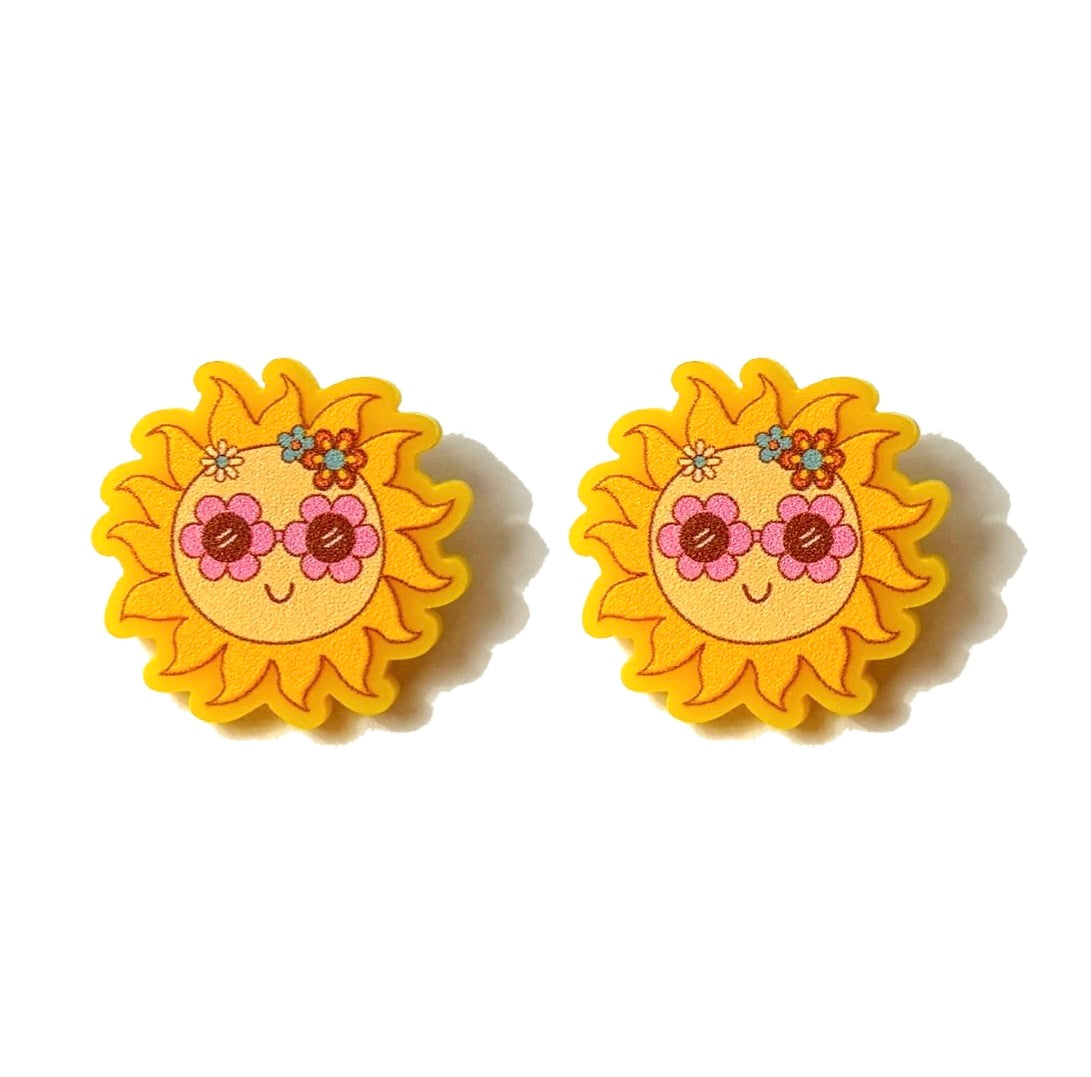 Groovy Sunshine Post Earrings
