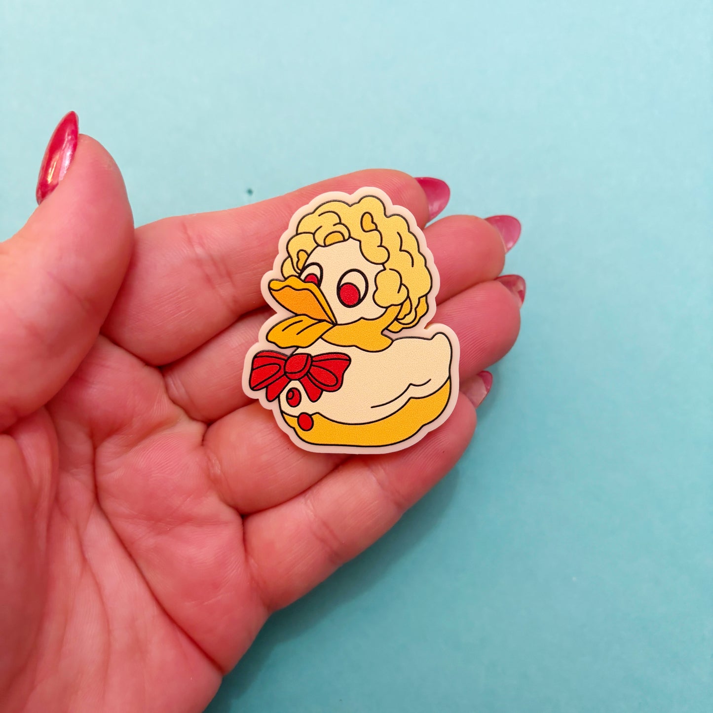 Duck Cake Pin Brooch