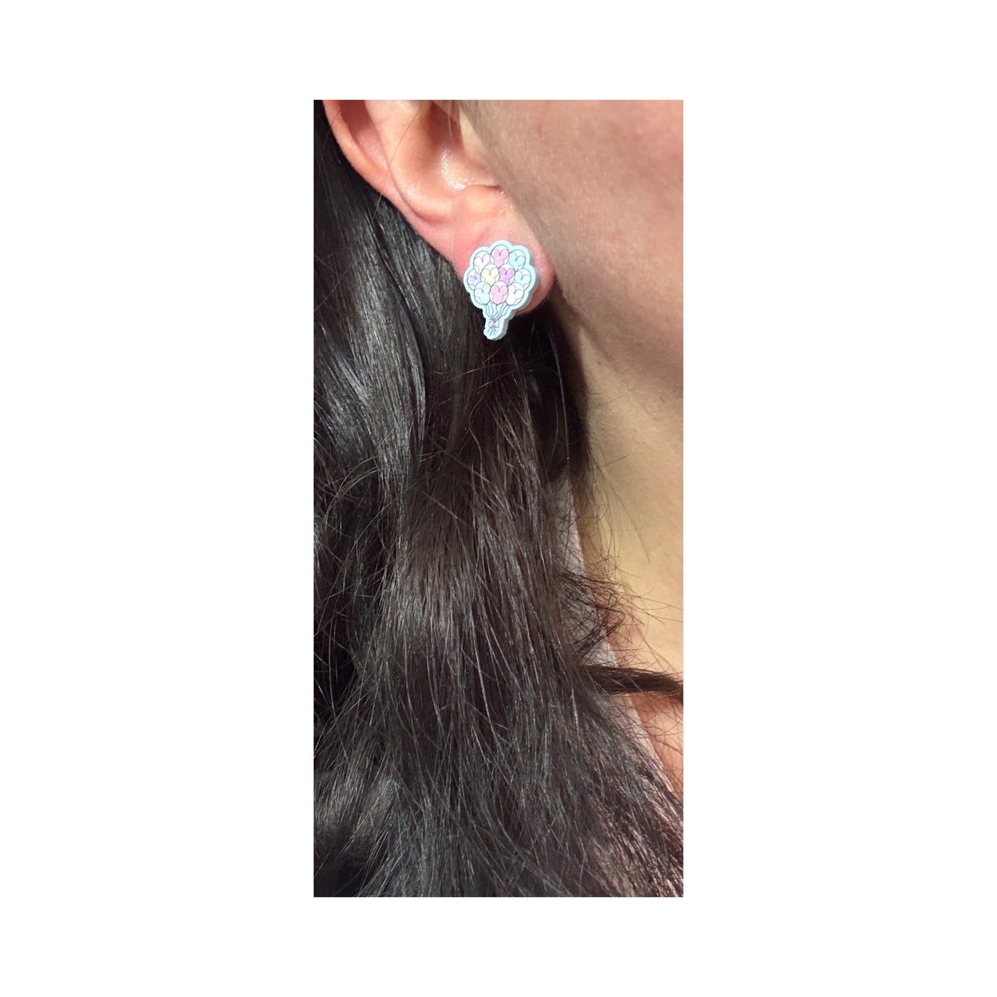 Mouse Balloon Post Earrings