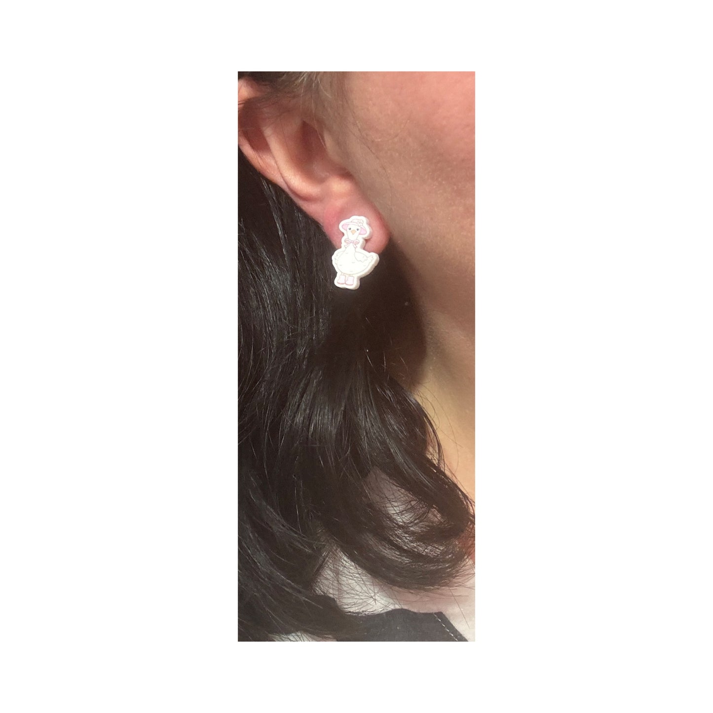 Spring Silly Goose Post Earrings