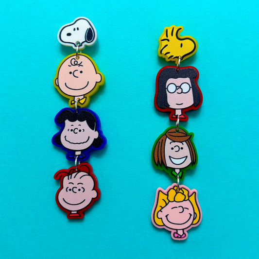 Peanut Pals Tiered Drop Earrings