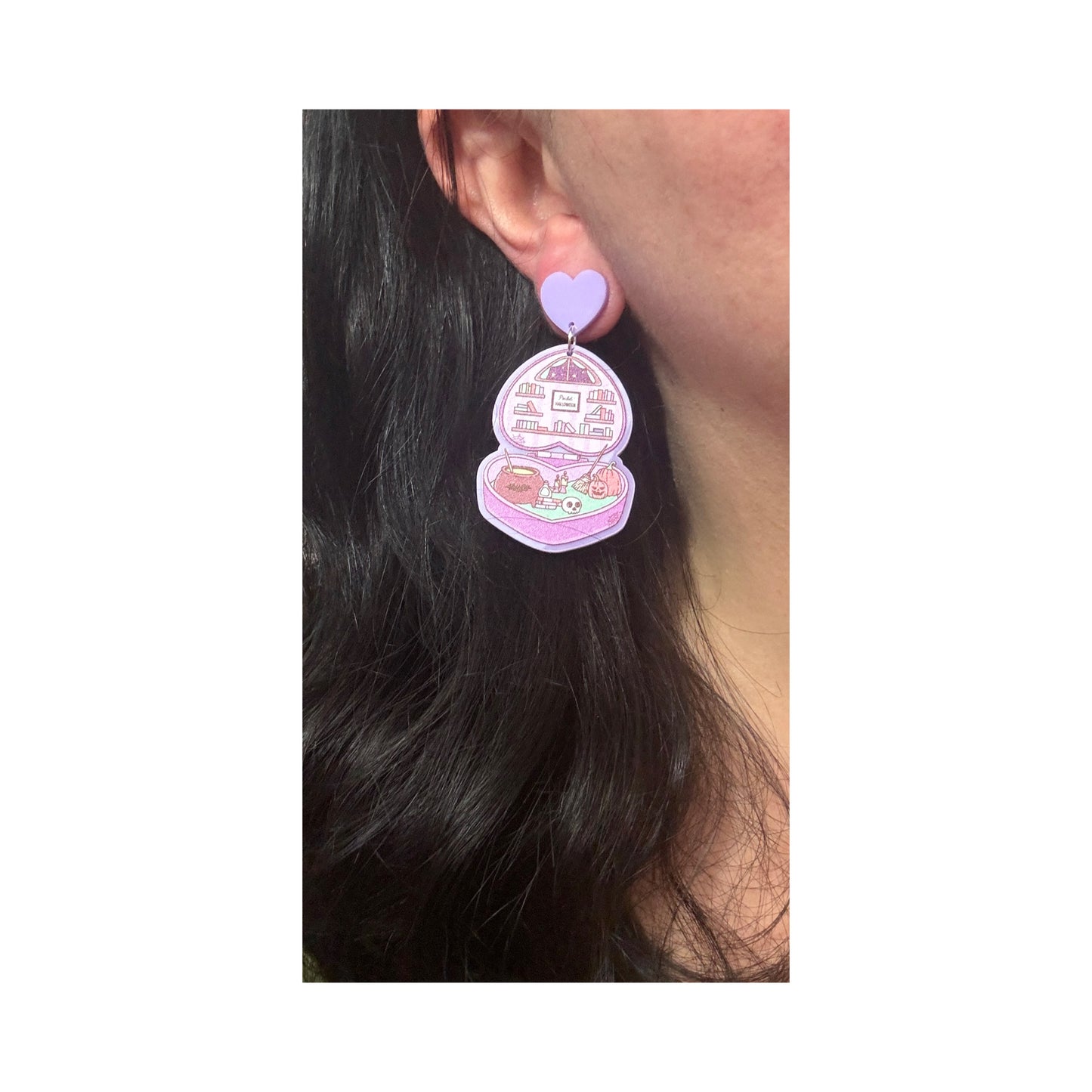 Spooky Pocket Doll Drop Earrings