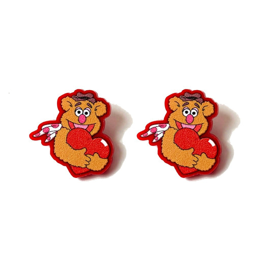 Fozzie Valentine Post Earrings