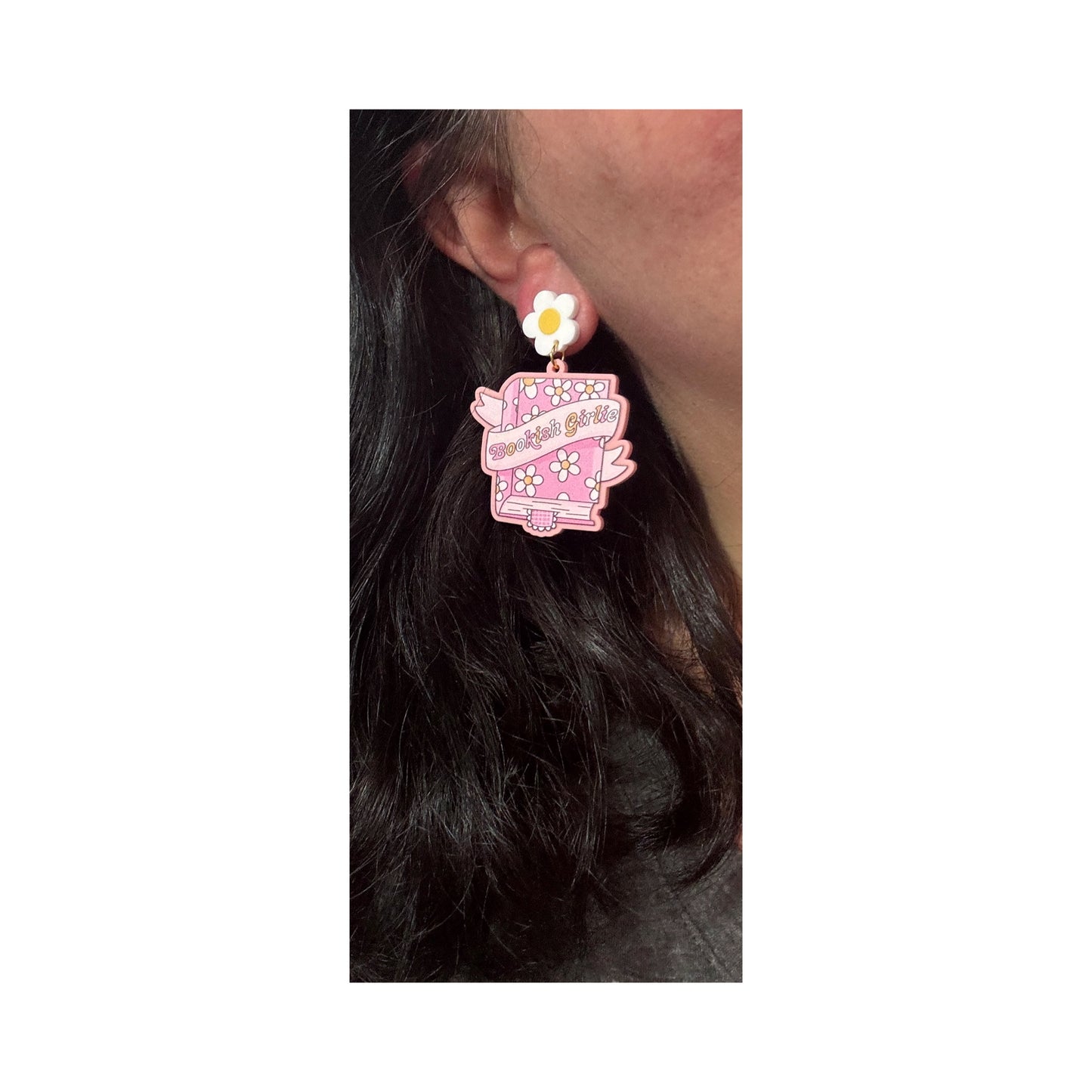 Bookish Girlie Drop Earrings