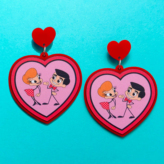 Lucy & Ricky Love Drop Earrings