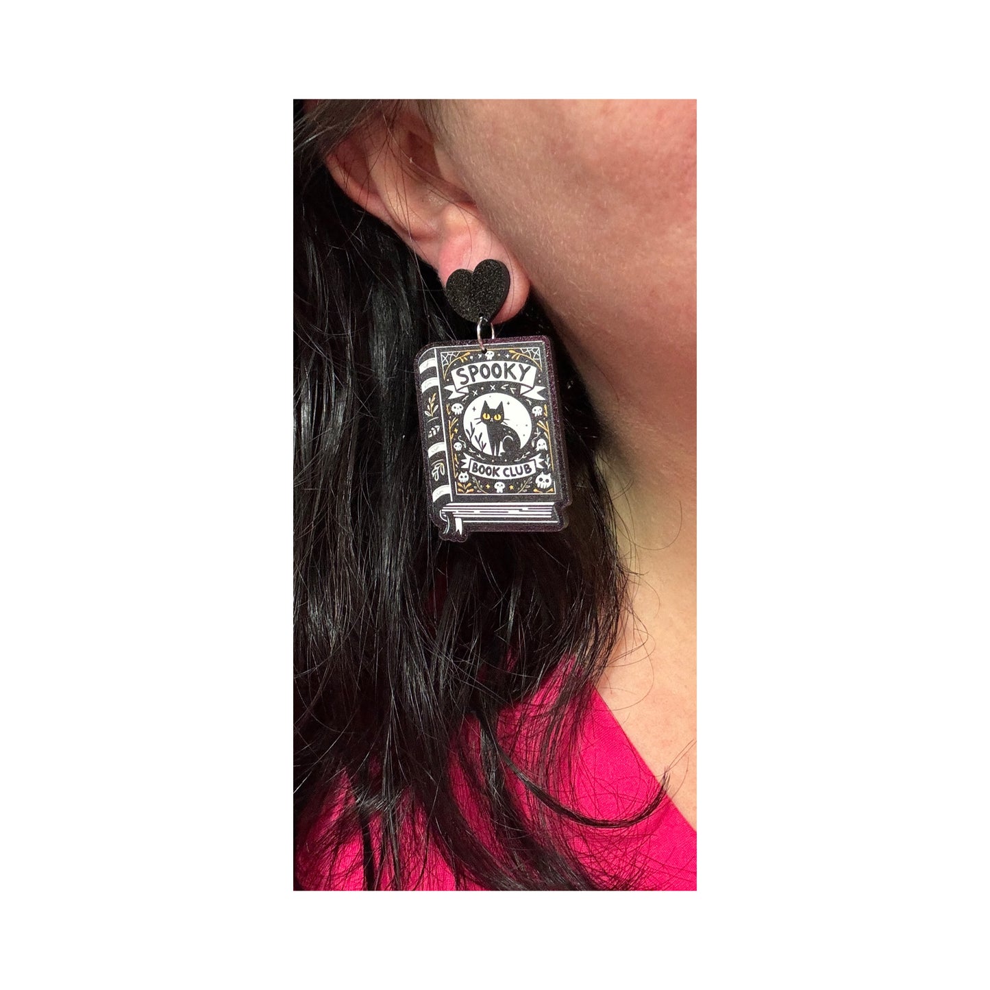 Spooky Book Club Drop Earrings