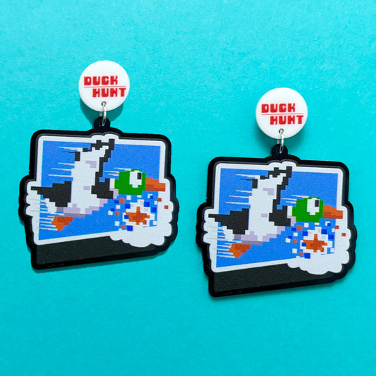 Duck Hunt Drop Earrings