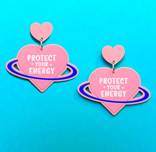 Protect Your Energy Drop Earrings