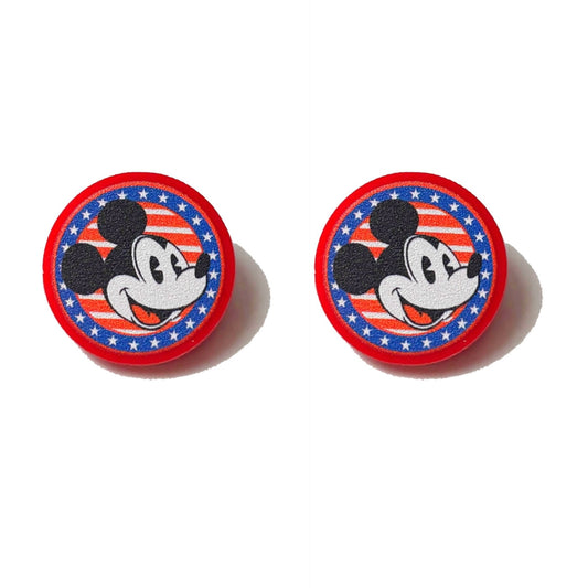 Americana Mouse Post Earrings