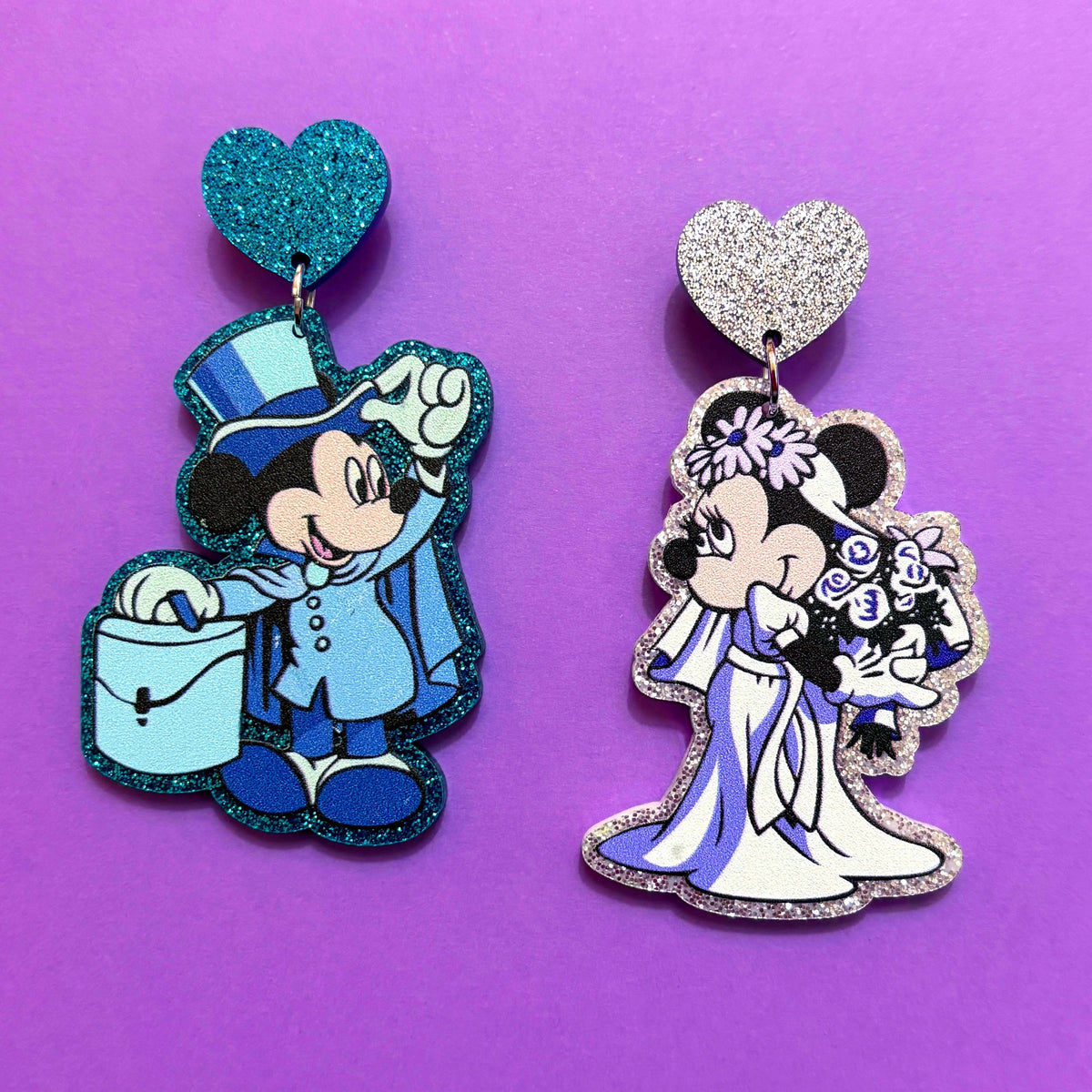 Mansion Mouse Couple Drop Earrings