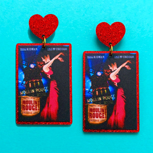 Moulin Rouge Movie Drop Earrings