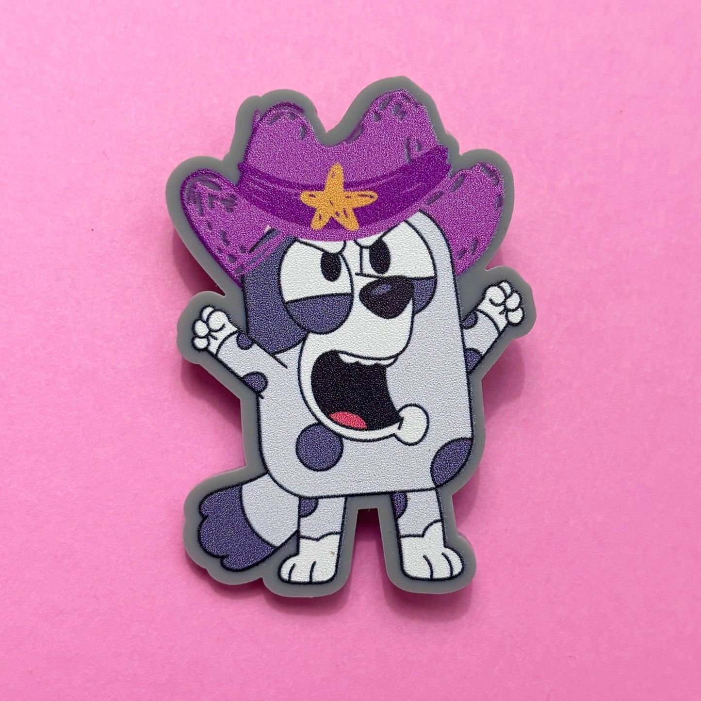Cowgirl Pup Pin