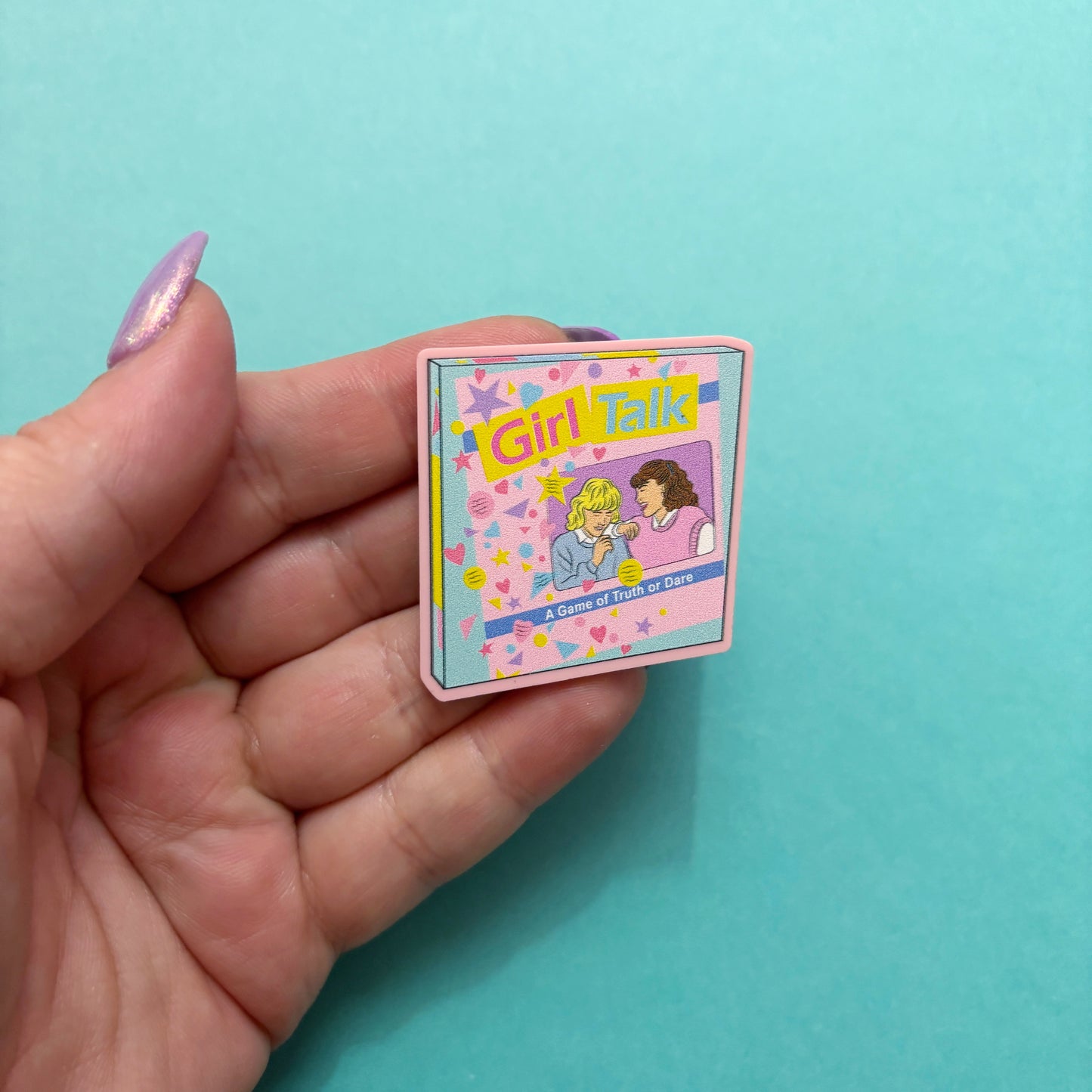 Girl Talk Game Pin