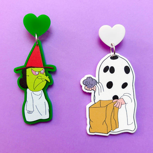 Trick or Treaters Drop Earrings