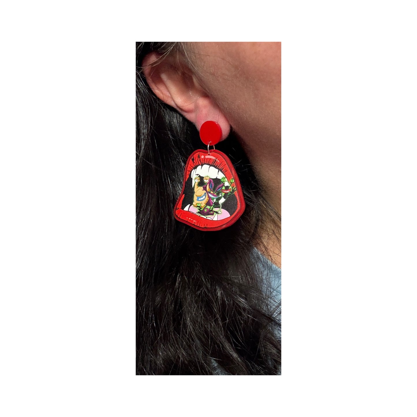 Ahh! Real Monsters Drop Earrings