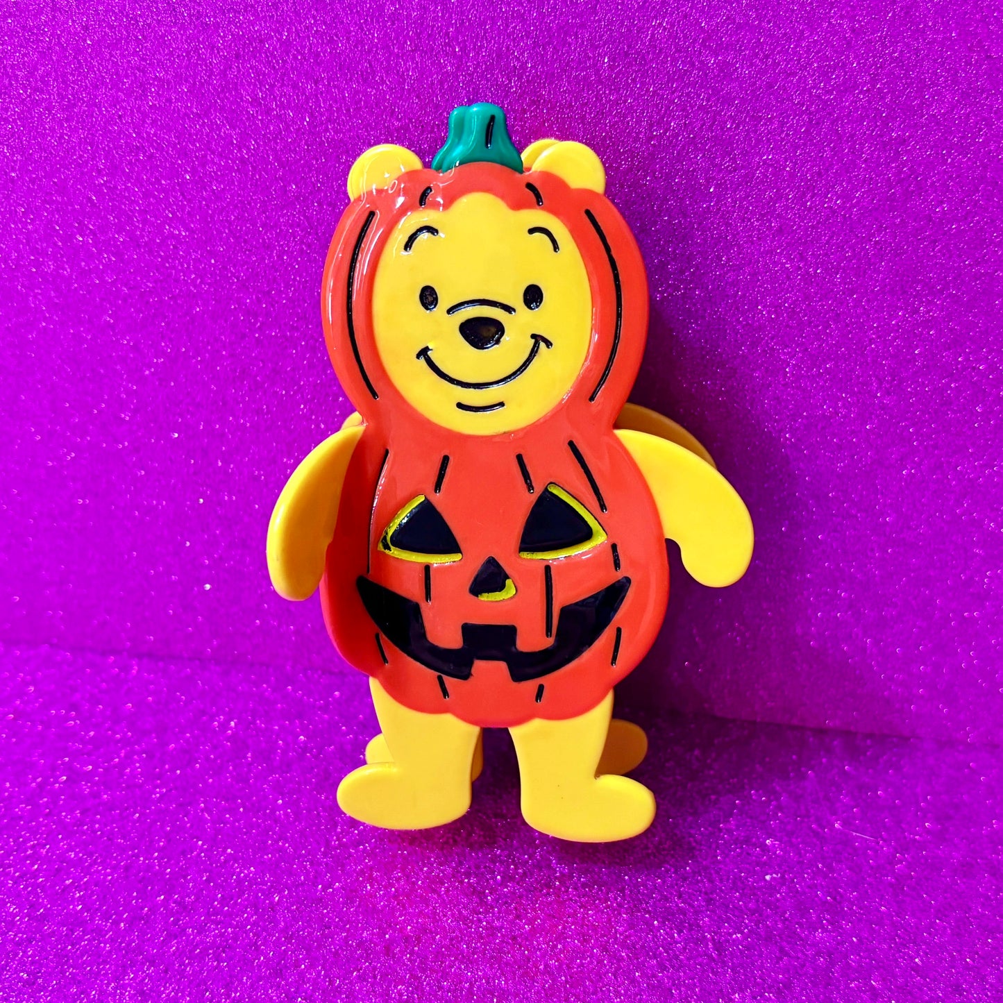 Pumpkin Pooh Claw Clip