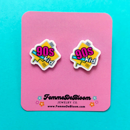 FREE GIFT - 90s Kid Post Earrings
