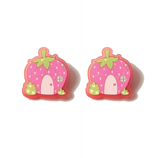 Strawberry Cottage Post Earrings