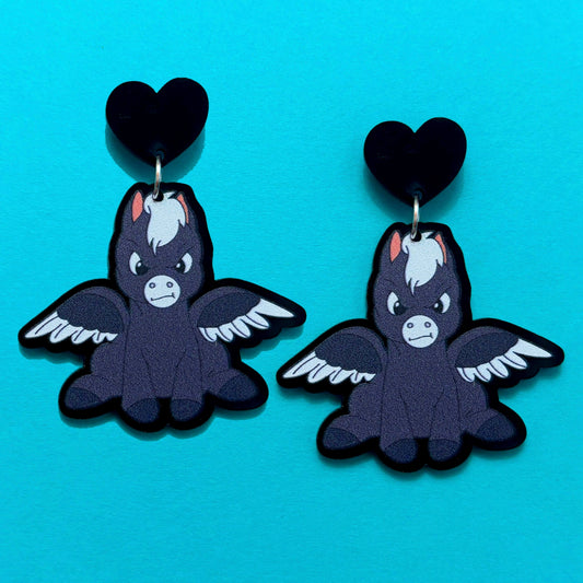 Pegasus Pete Drop Earrings