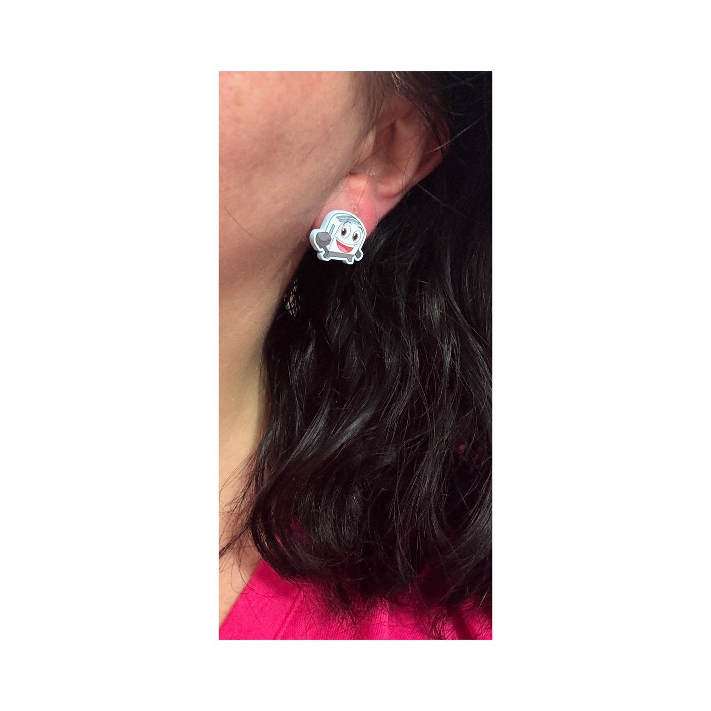 Brave Toaster Post Earrings