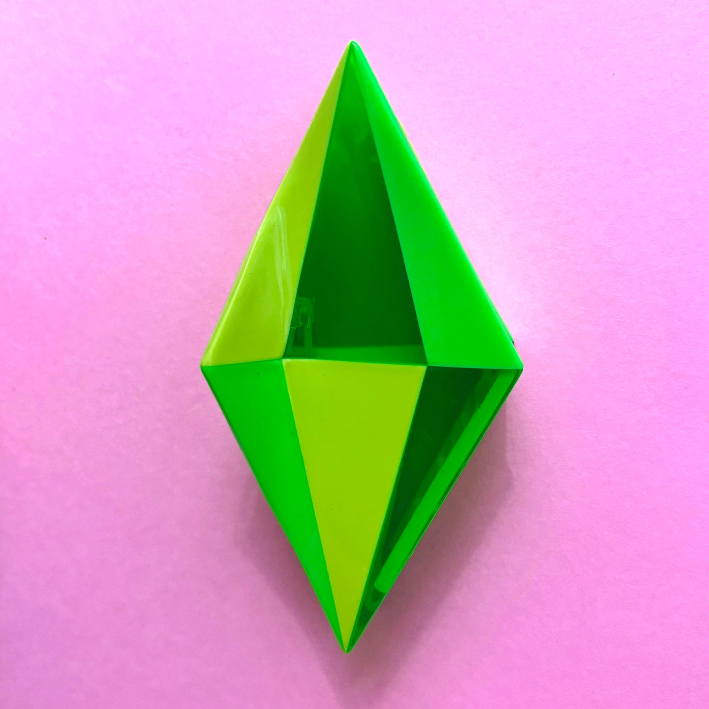 Plumbob Claw Clip - Large Neon