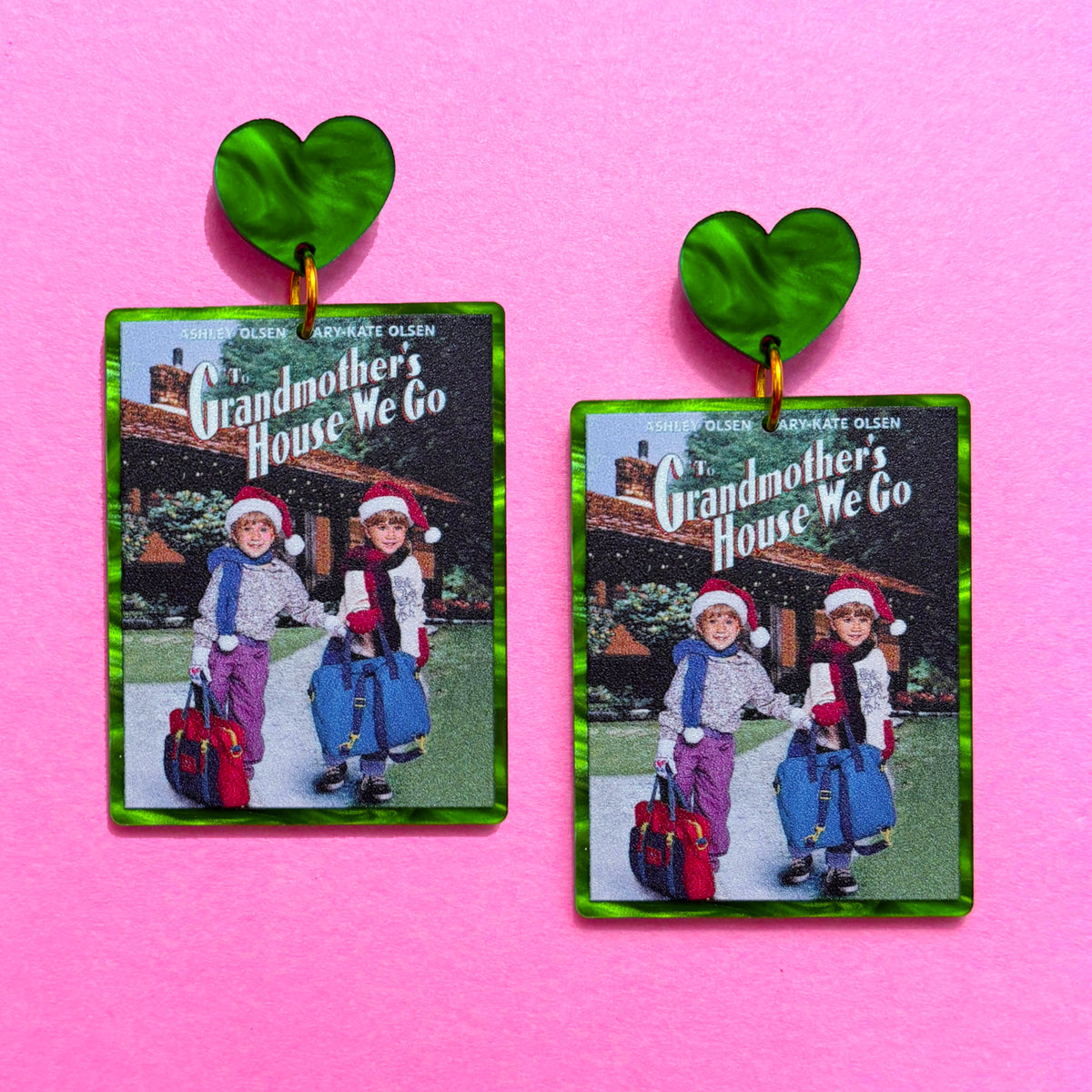 To Grandmother’s House We Go Drop Earrings