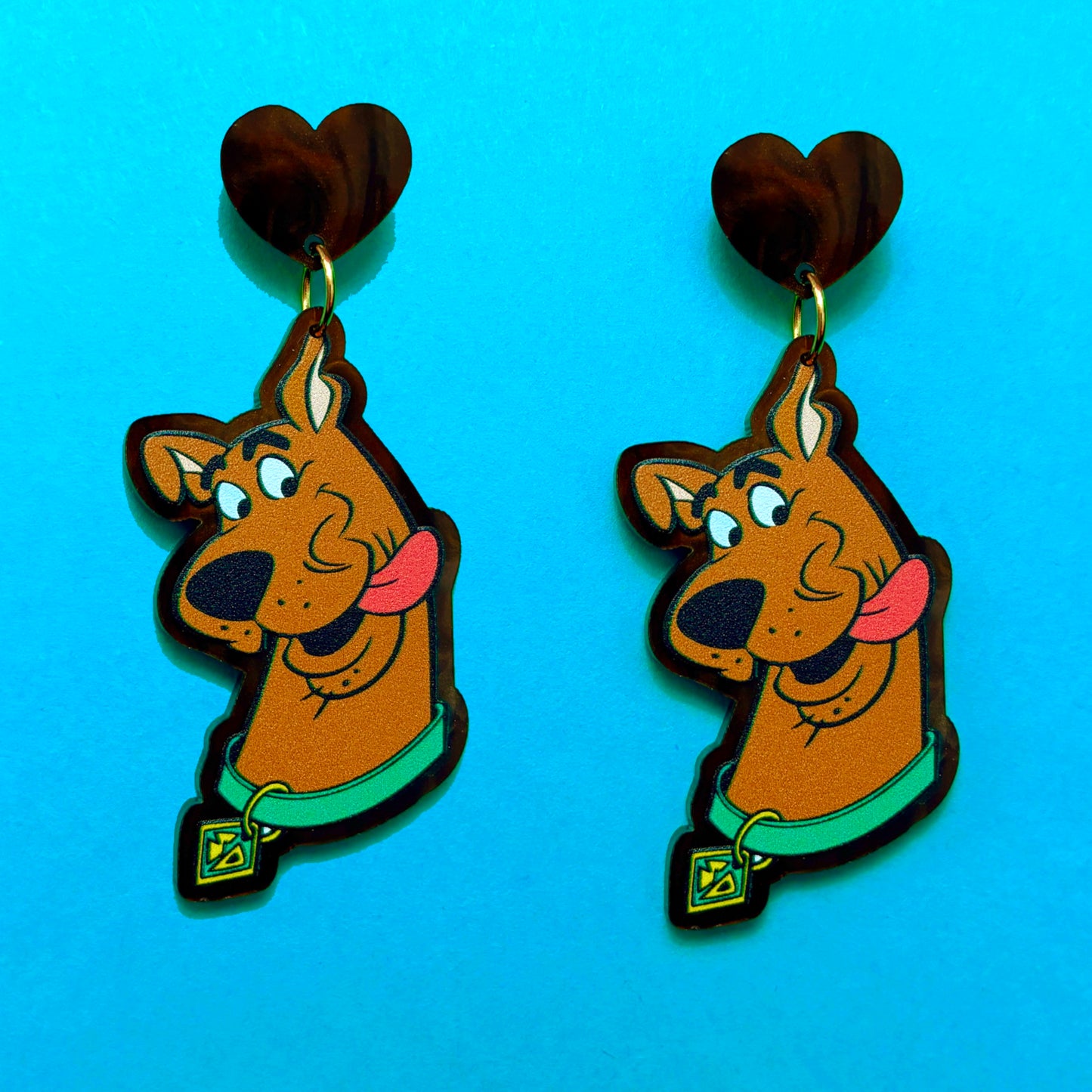 Mystery Dog Drop Earrings