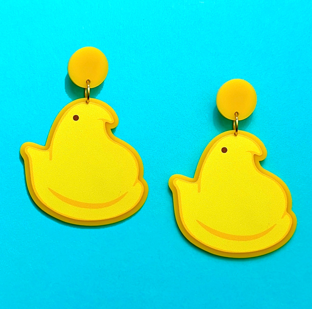 Chick Peep Drop Earrings