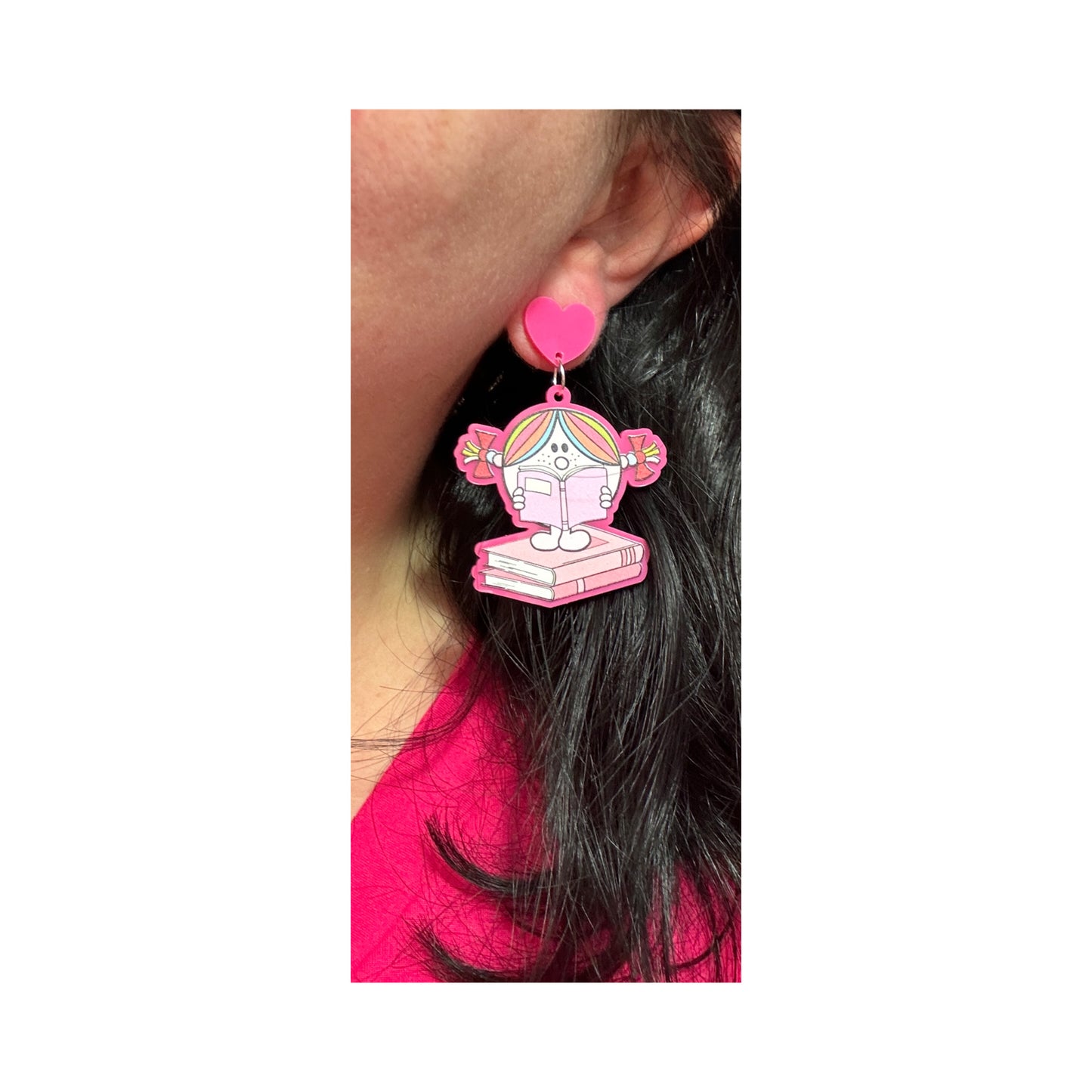 Little Miss Bookish Drop Earrings