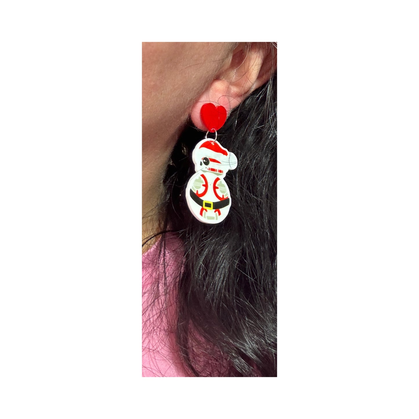 Santa BB Drop Earrings