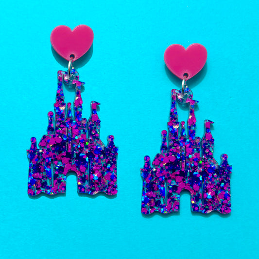 70th Castle Drop Earrings