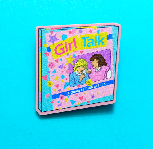 Girl Talk Game Pin