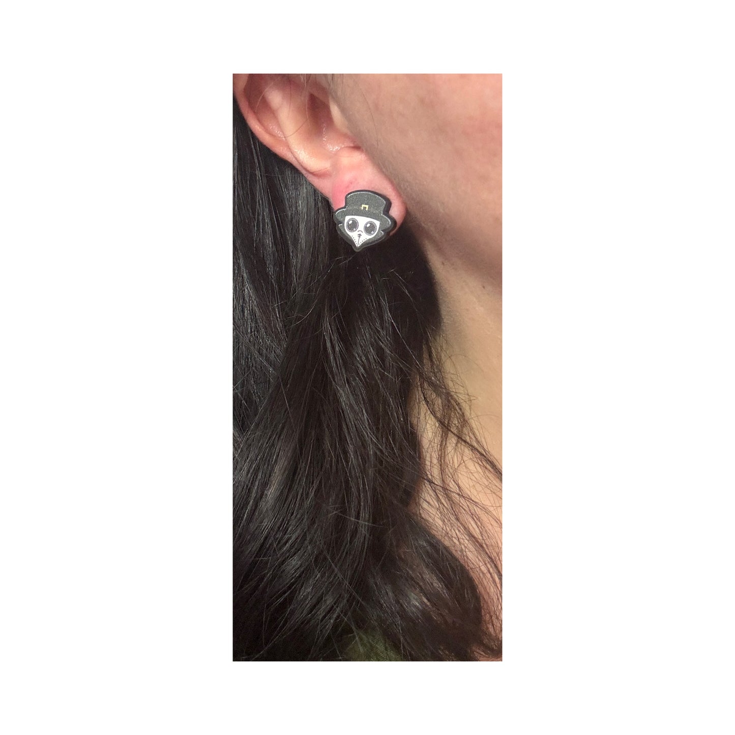 Plague Doctor Cutie Post Earrings