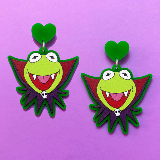Vampire Kermie Drop Earrings