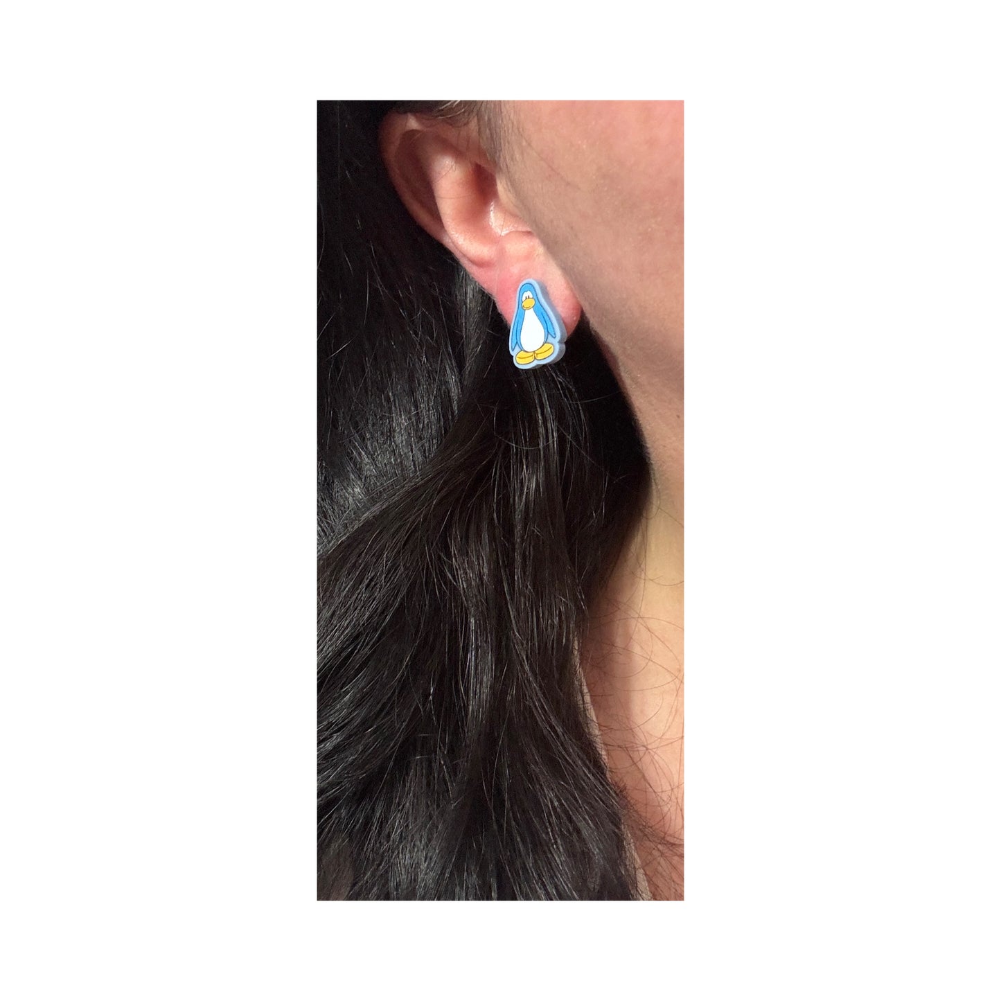 Penguin Club Post Earrings