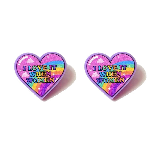 I Love It When Women Post Earrings
