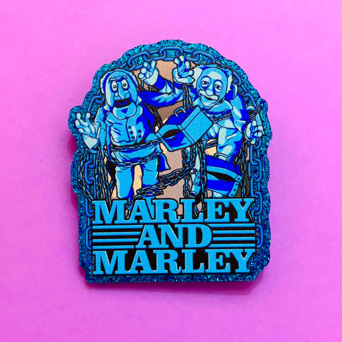 Marley & Marley Glitter Pin