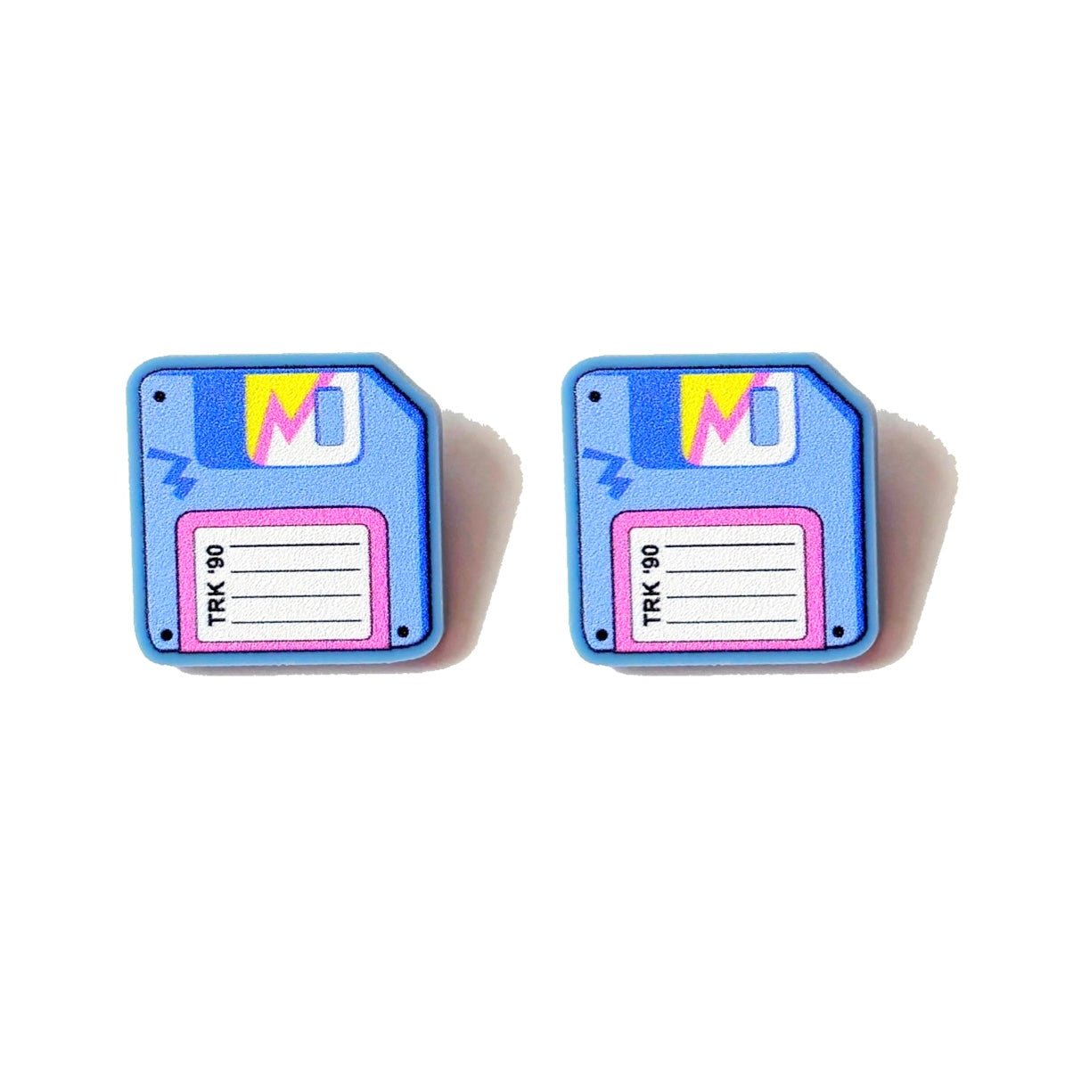 Floppy Disk Post Earrings