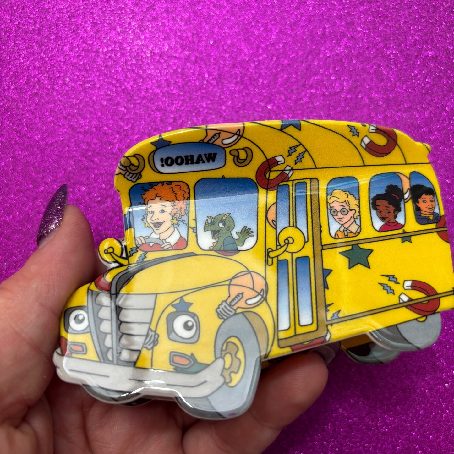 Magic School Bus Claw Clip