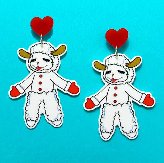 Lamb Chop Drop Earrings