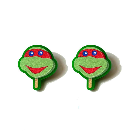 Turtle Ice Cream Post Earrings