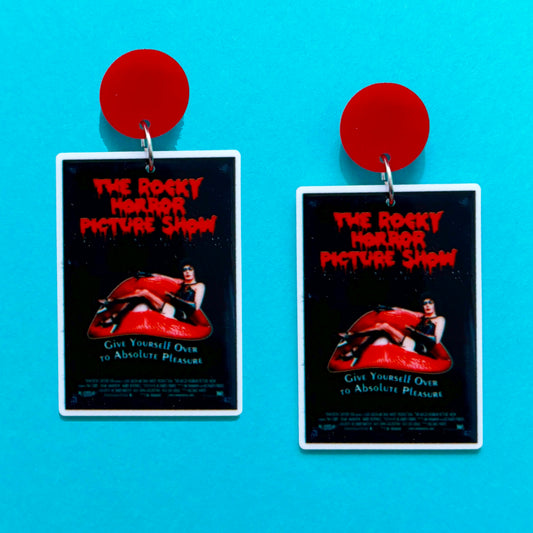 Rocky Horror Picture Show Inspired Drop Earrings