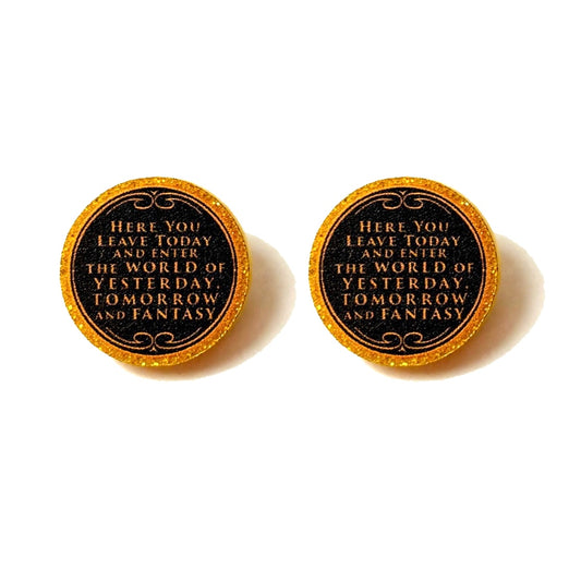 Park Welcome Sign Post Earrings