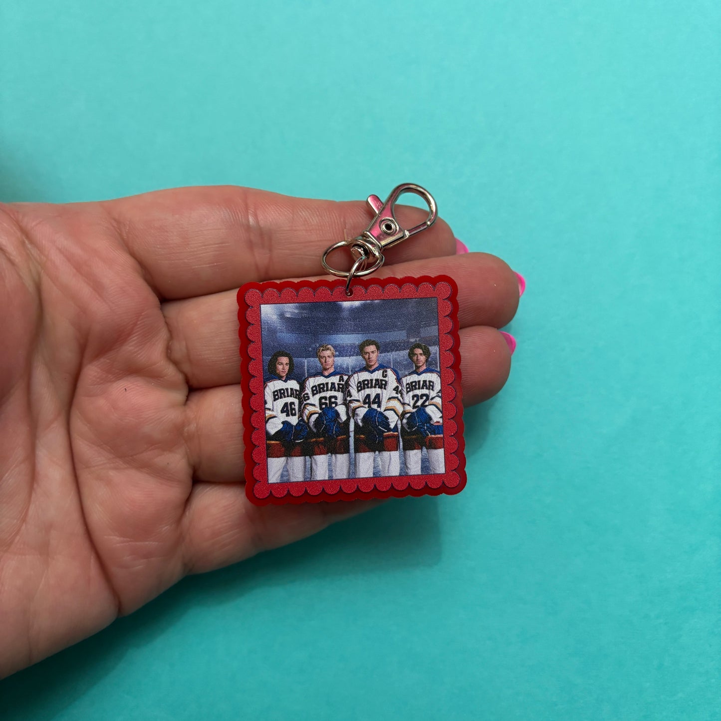 Briar Team Square Keychain