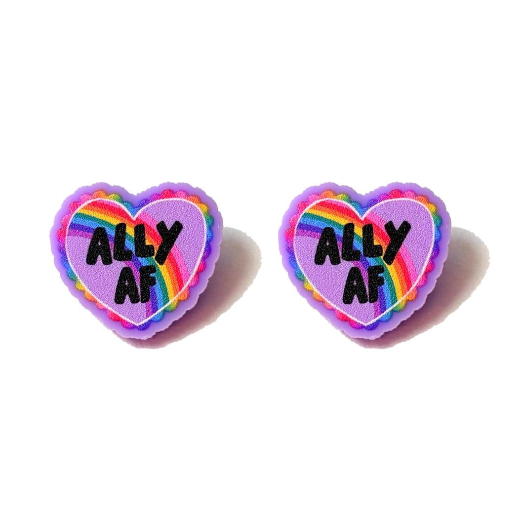 Ally AF Post Earrings