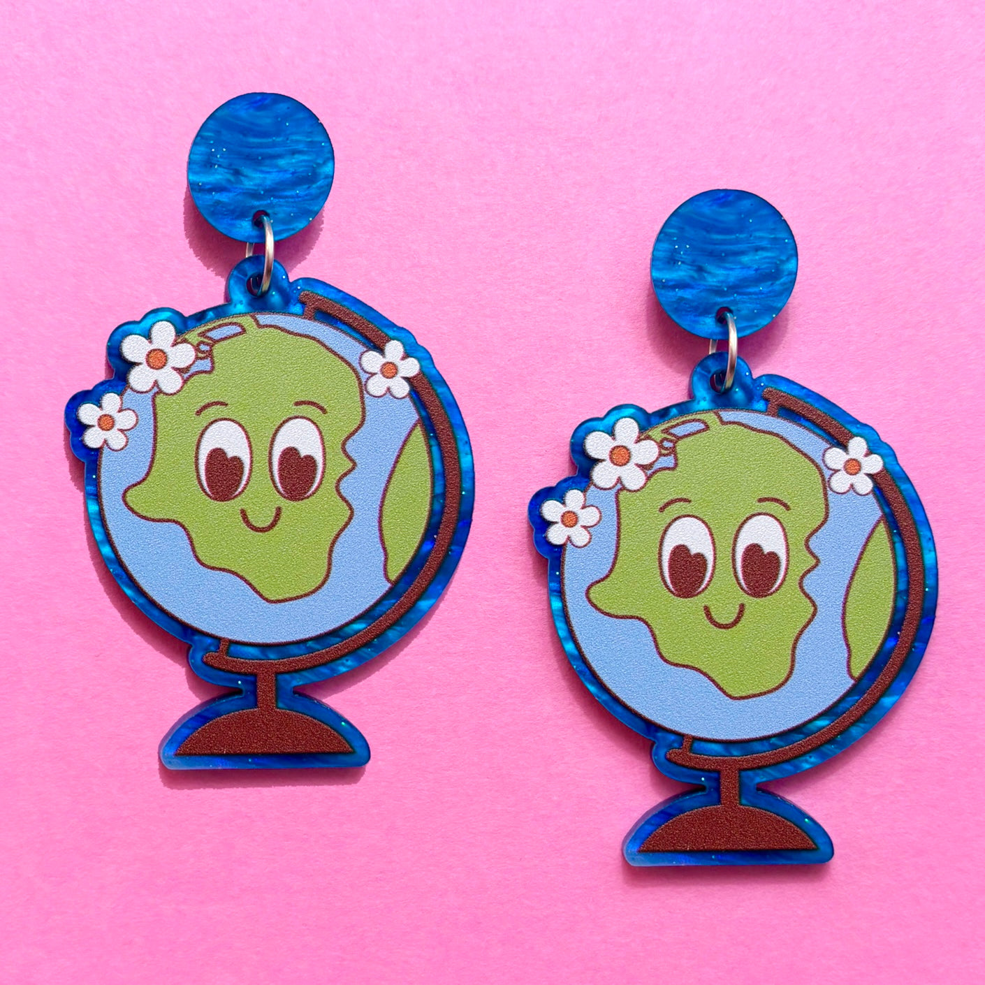 Groovy Globe Drop Earrings